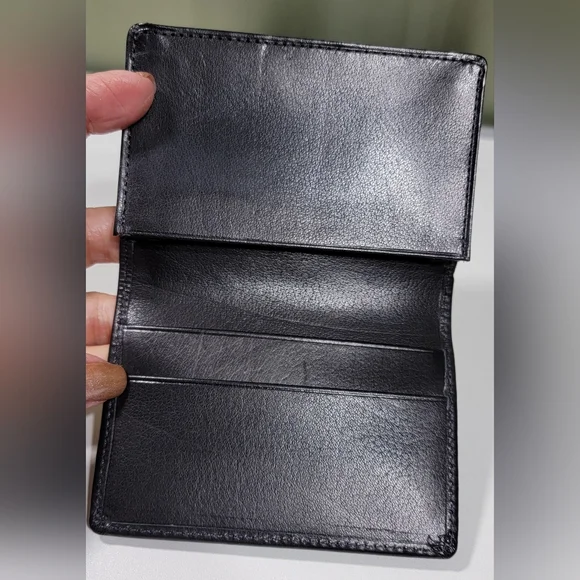 Coach Black Leather Men's Wallet NEW.